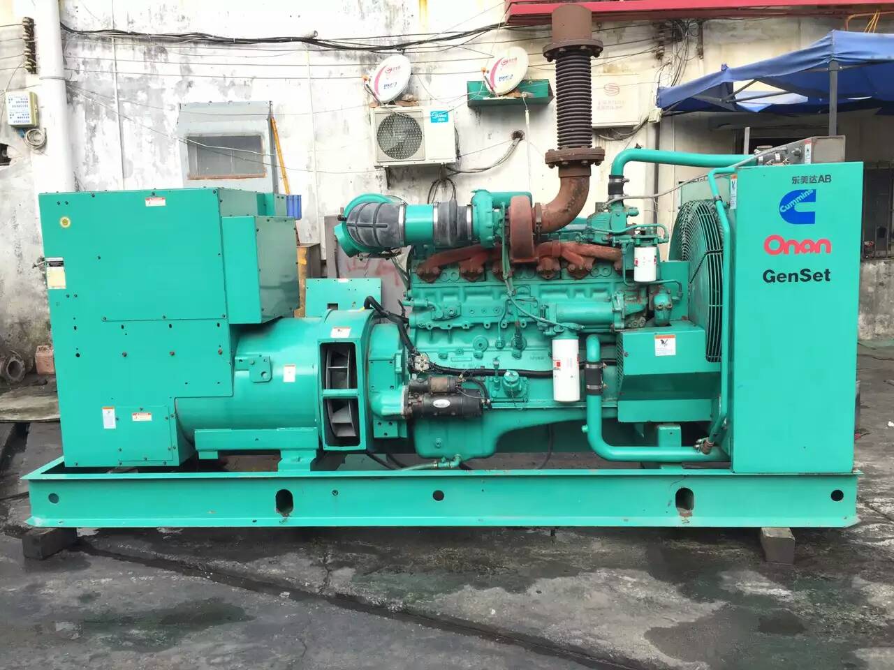 呼图壁租赁发电机-柴油发电机不正常冒烟的原因